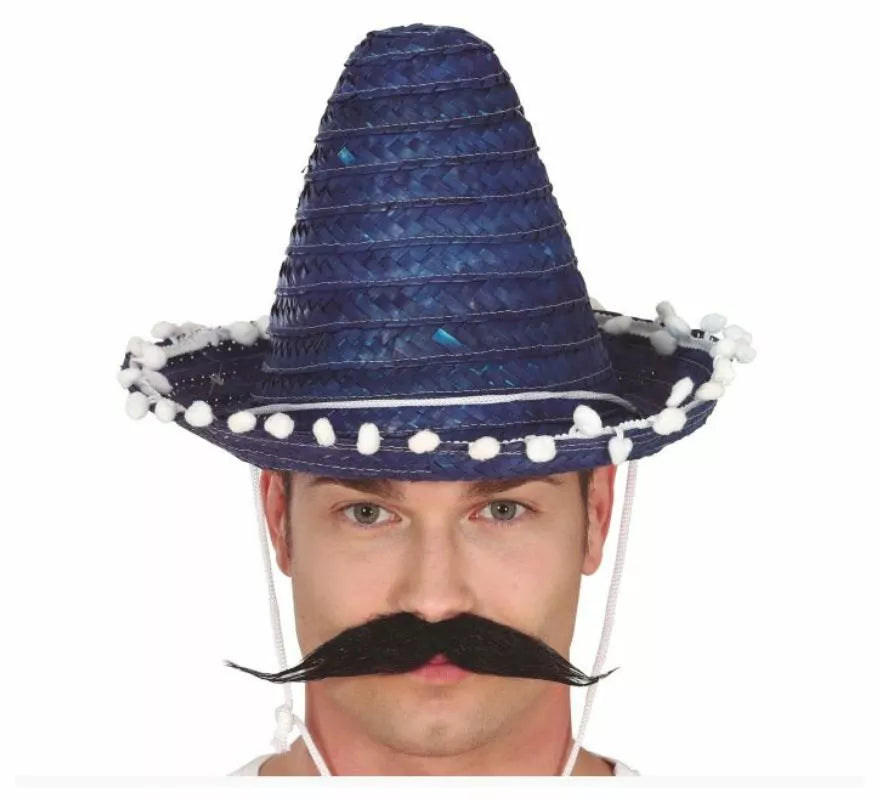 Translation missing: de.Sombrero de Mexicano con Borlas en varios colores de 33 cm