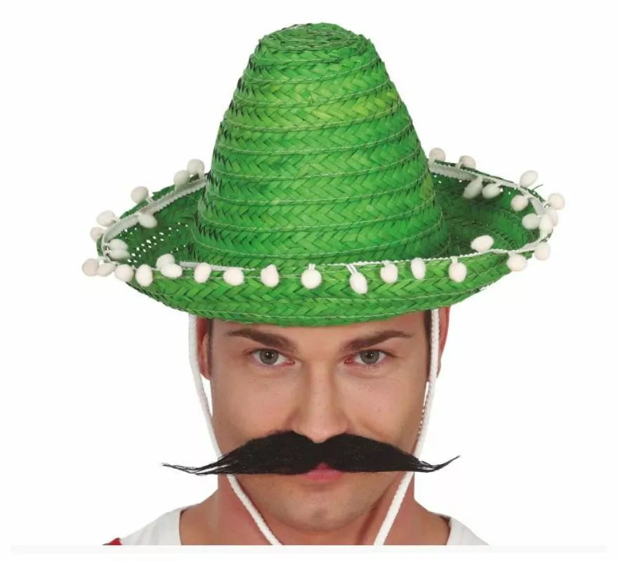 Translation missing: de.Sombrero de Mexicano con Borlas en varios colores de 33 cm
