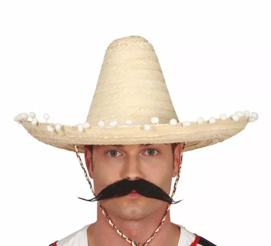 Translation missing: de.Sombrero de Mexicano con Borlas en varios colores de 45 cm