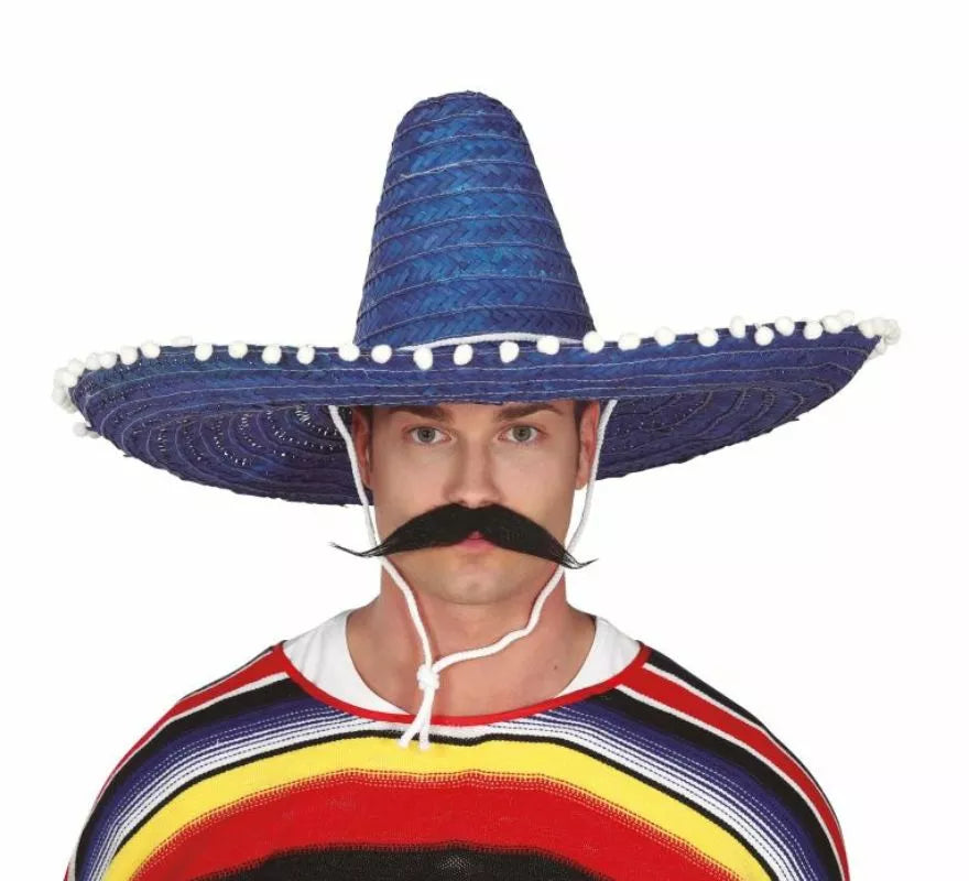 Translation missing: de.Sombrero de Mexicano con Borlas en varios colores de 60 cm