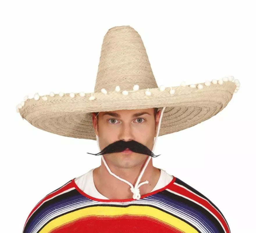 Translation missing: de.Sombrero de Mexicano con Borlas en varios colores de 60 cm