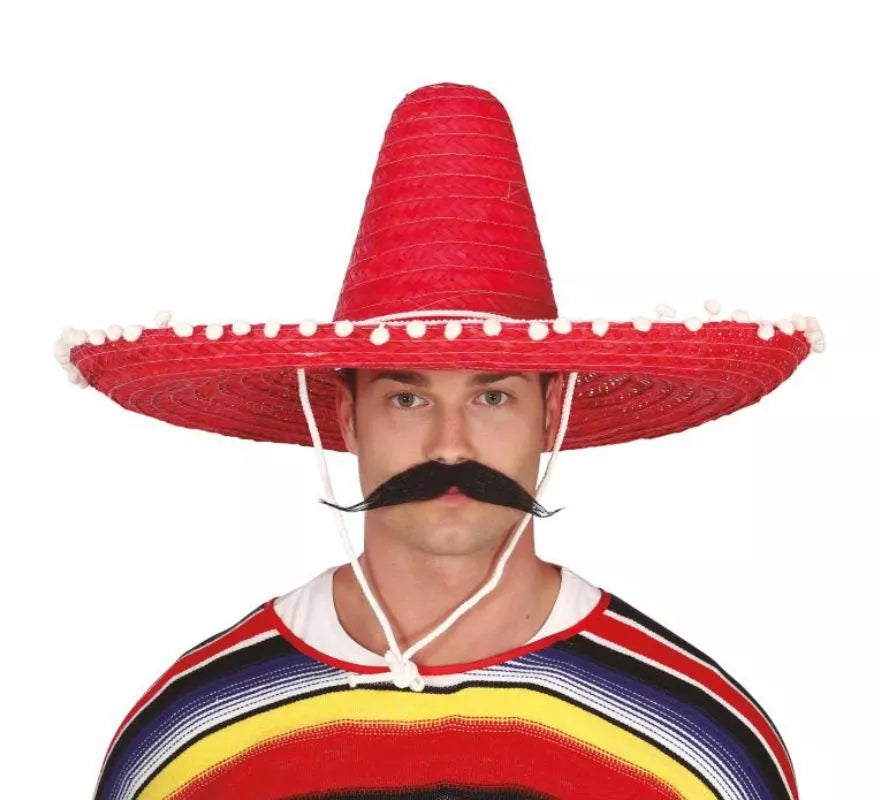 Translation missing: de.Sombrero de Mexicano con Borlas en varios colores de 60 cm