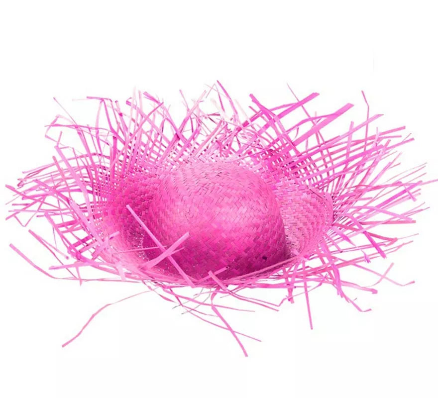 Translation missing: de.Sombrero de Paja fucsia
