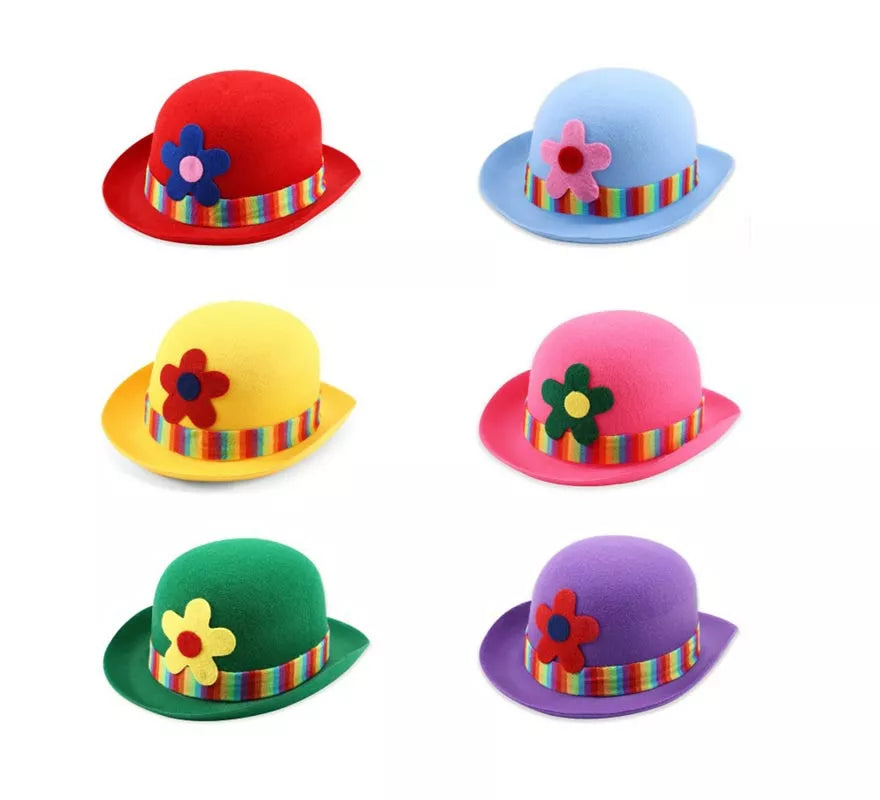 Translation missing: de.Sombrero de Payaso con flor en colores surtidos