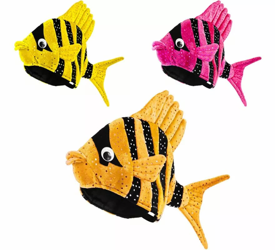 Sombrero de Pez con Rayas en varios colores