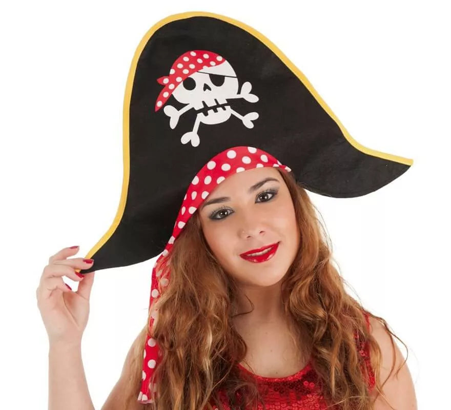 Translation missing: de.Sombrero de Pirata con Lunares para mujer
