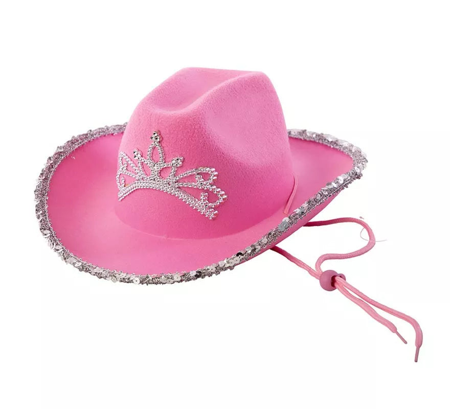 Translation missing: de.Sombrero de Vaquera brillante infantil de 35x28x11,5 cm