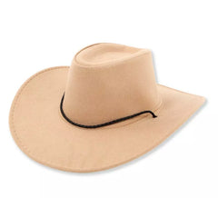 Kamelfarbener Cowboyhut für Erwachsene