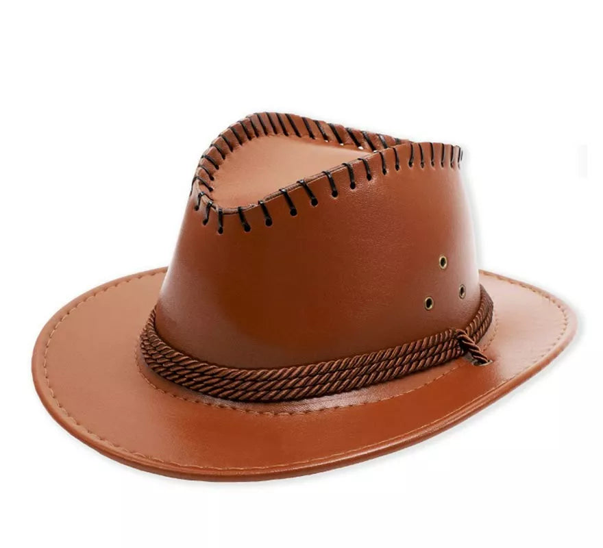 Translation missing: de.Sombrero de Vaquero con Cuerda en varios colores de cuero infantil