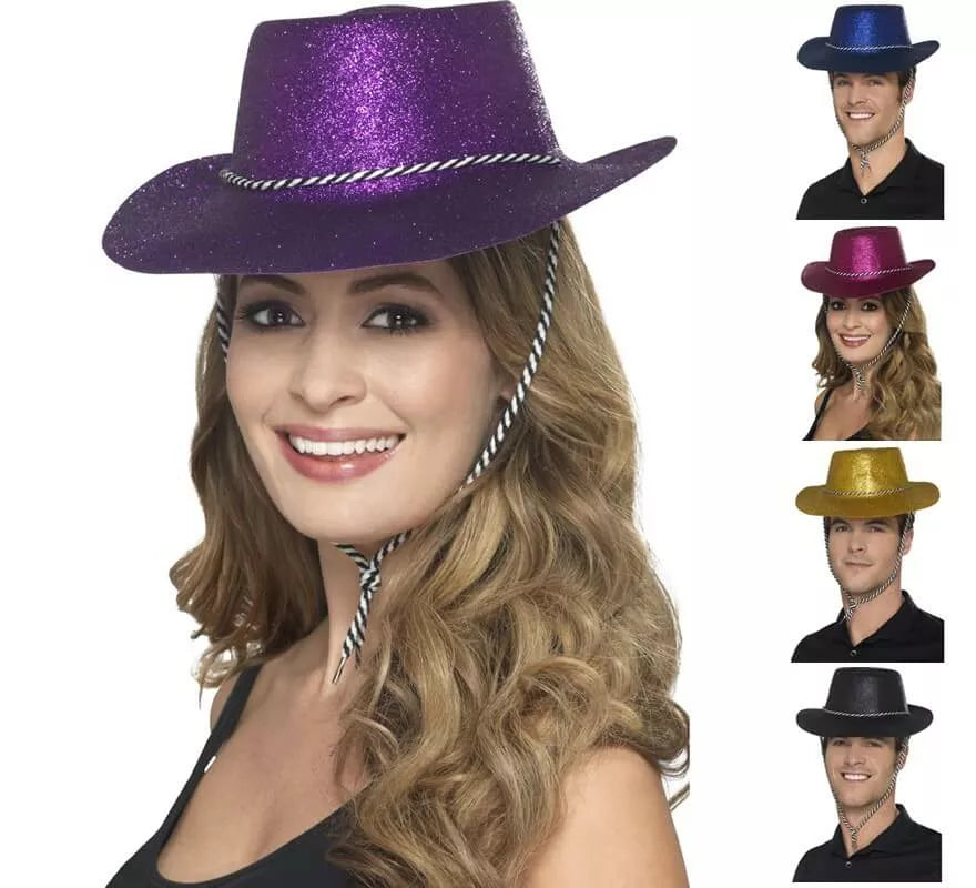 Translation missing: de.Sombrero de Vaquero con purpurina en varios colores