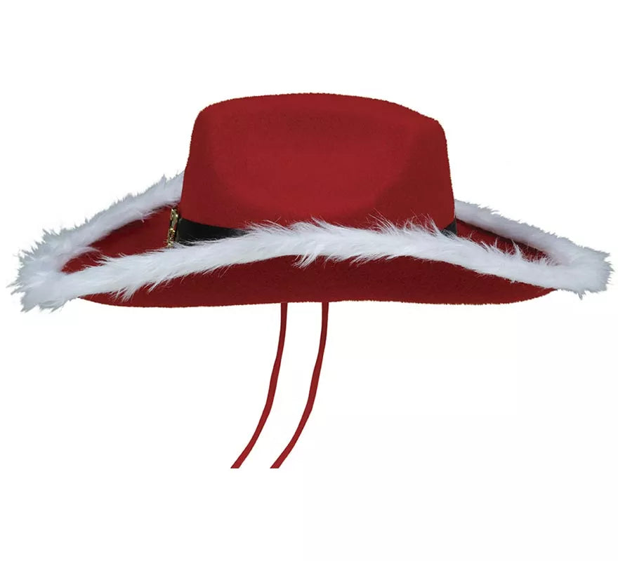 Translation missing: de.Sombrero de Vaquero de Papá Noel de Fieltro