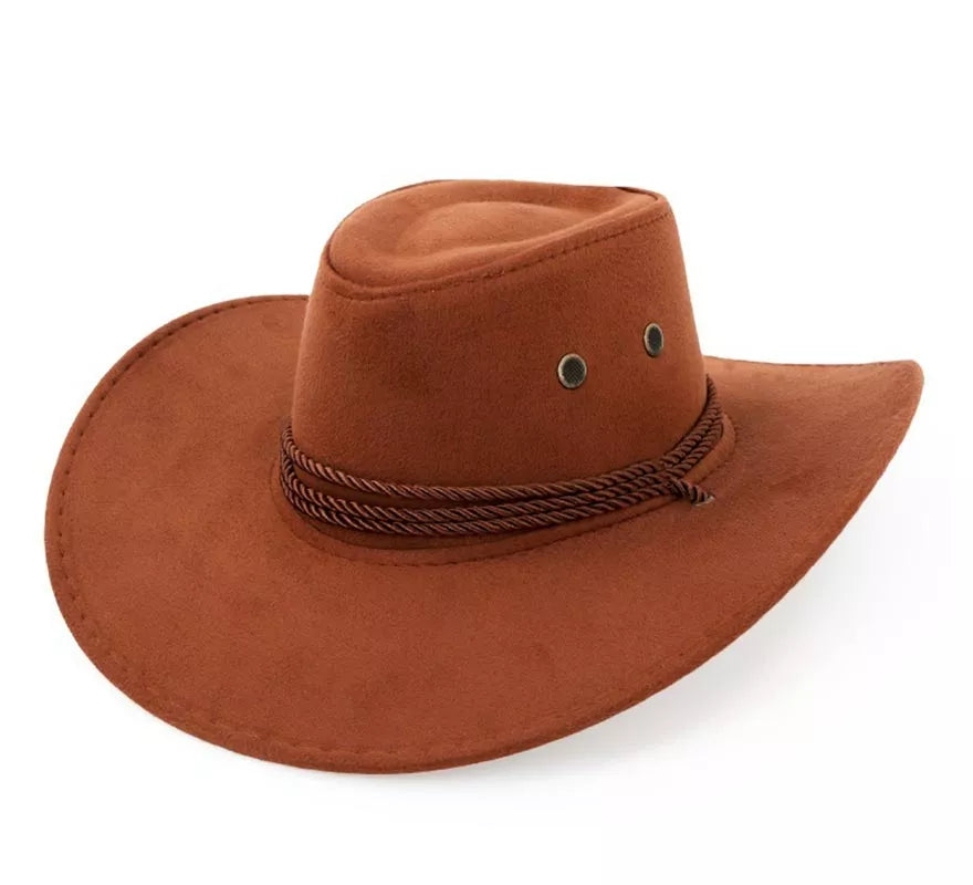 Sombrero de Vaquero en varios colores con cordón adulto