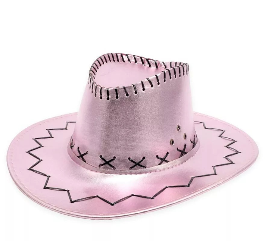 Translation missing: de.Sombrero de Vaquero en varios colores metalizados adulto