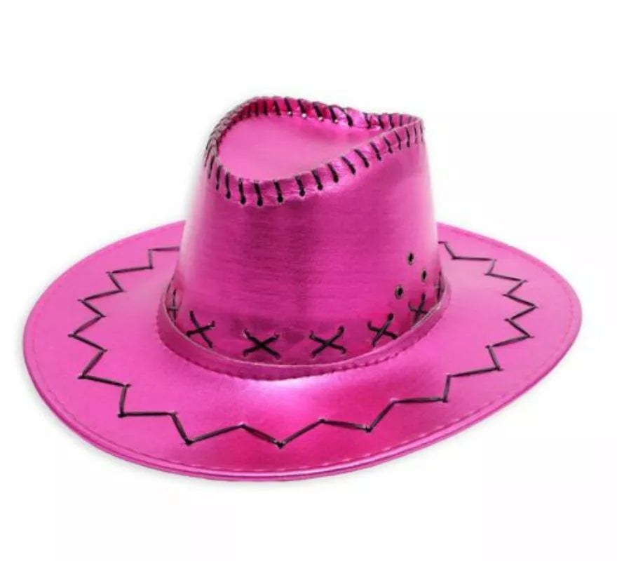 Translation missing: de.Sombrero de Vaquero en varios colores metalizados adulto
