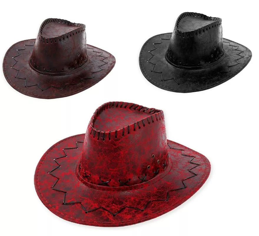 Sombrero de Vaquero en varios colores vintage adulto