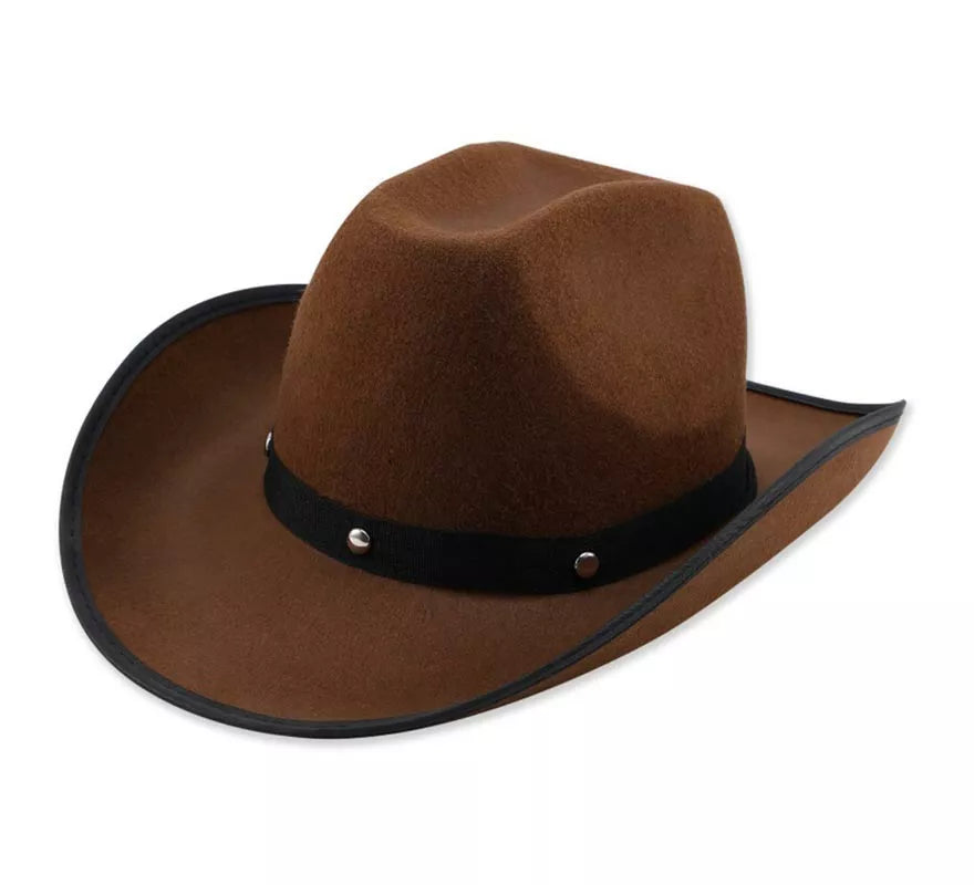 Translation missing: de.Sombrero de Vaquero Liso en varios colores adulto