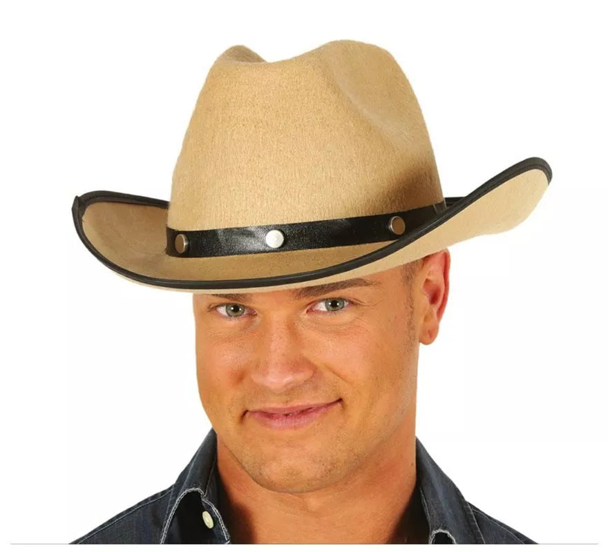 Sombrero de Vaquero Marrón Claro