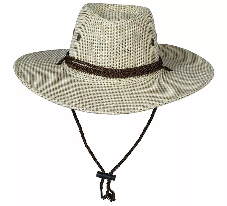 Translation missing: de.Sombrero de Vaquero o Explorador Marrón de Tela