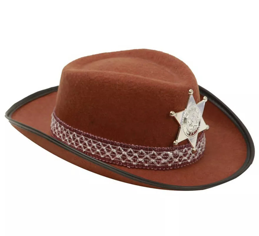 Translation missing: de.Sombrero de Vaquero para niños marrón
