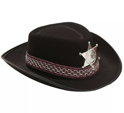 Sombrero de Vaquero para niños negro