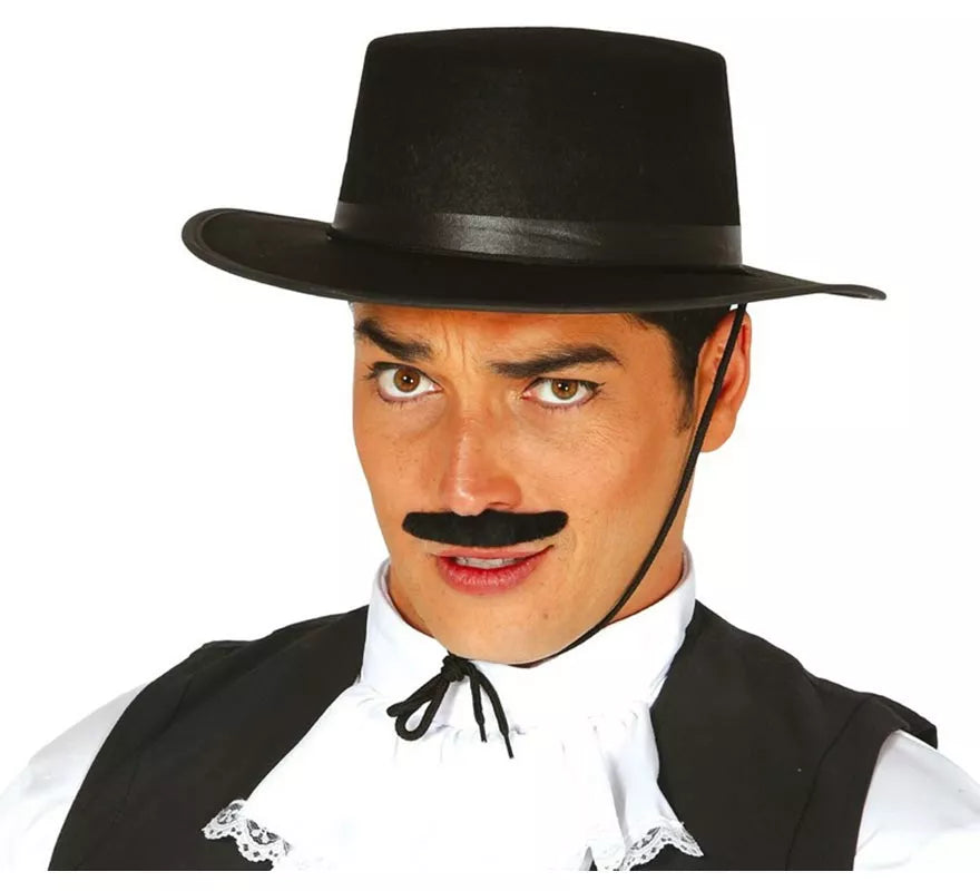 Translation missing: de.Sombrero fieltro Cordobes negro