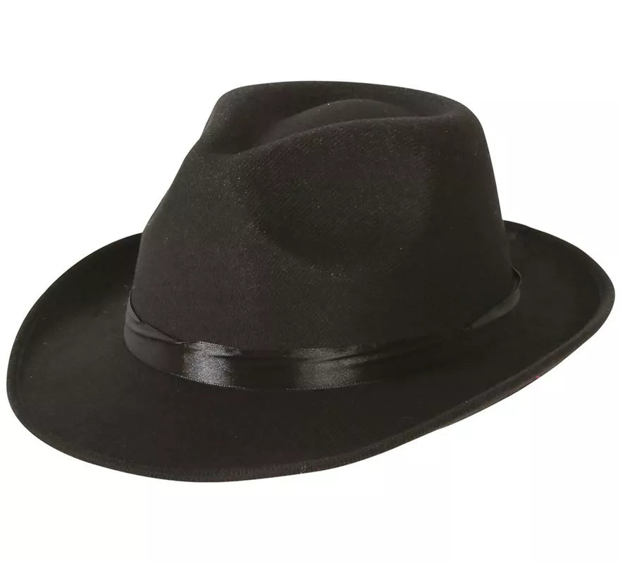 Sombrero gangster negro