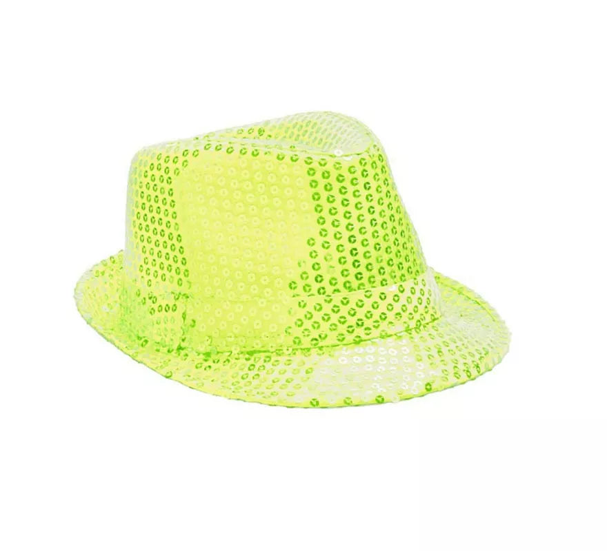Sombrero Gánster de lentejuelas en varios colores