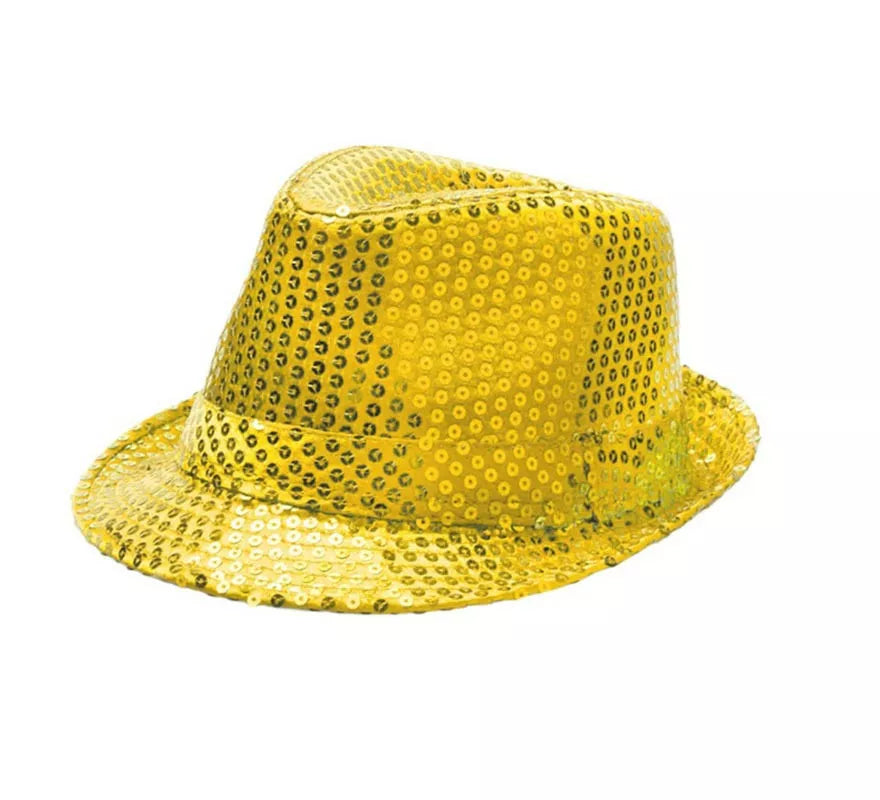 Sombrero Gánster de Lentejuelas Infantil en varios colores