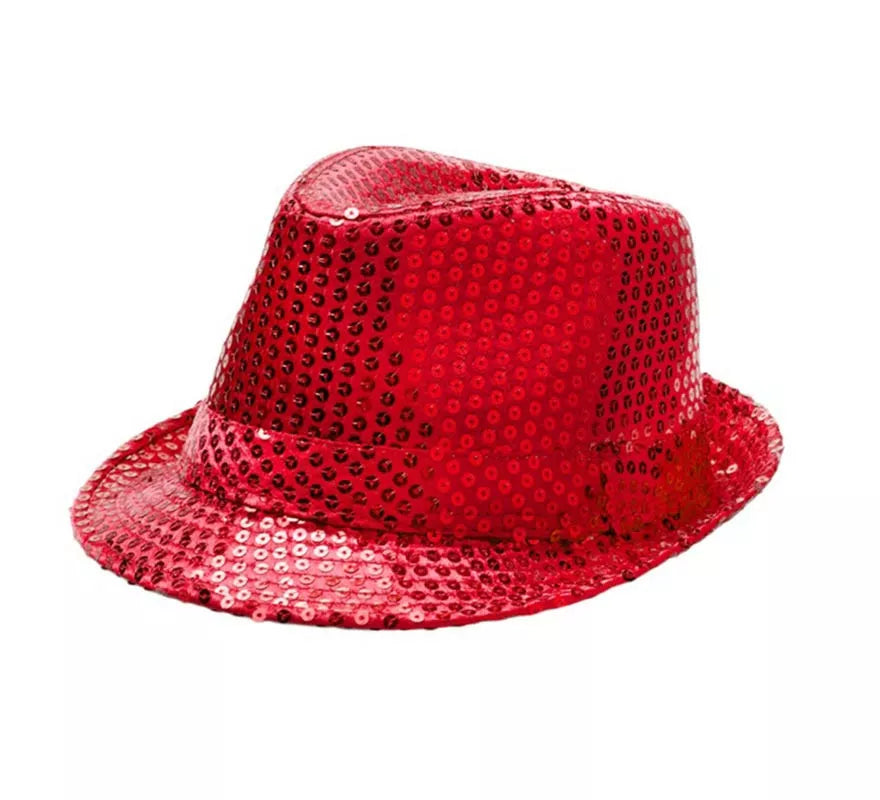 Sombrero Gánster de Lentejuelas Infantil en varios colores