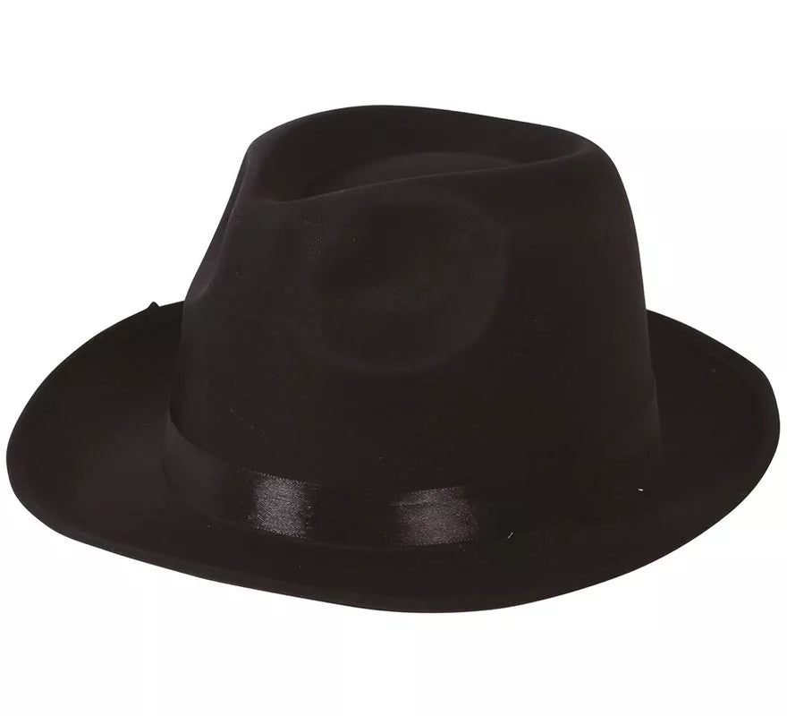 Translation missing: de.Sombrero Ganster de tela negro