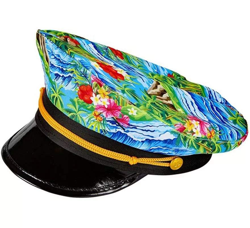 Translation missing: de.Sombrero Hawaiano de Capitán para adultos