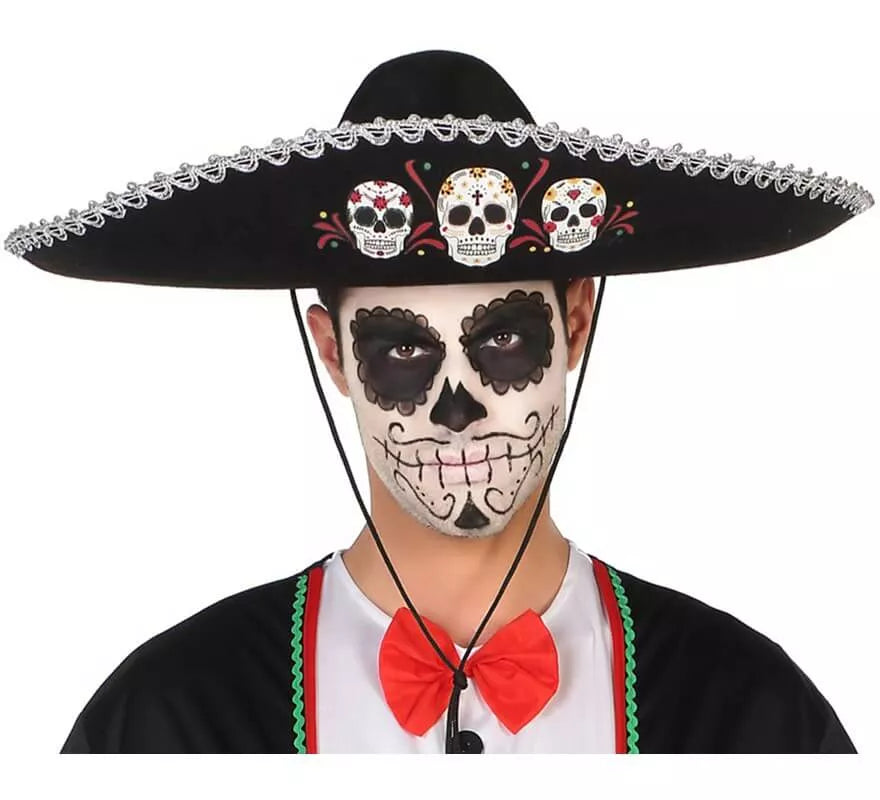 Translation missing: de.Sombrero Mexicano del Día de los Difuntos 58Cm