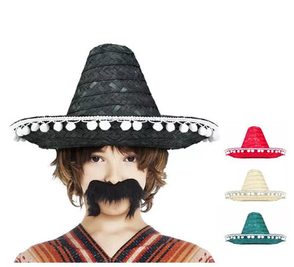 Sombrero Mexicano infantil de 35 cm colores surtidos