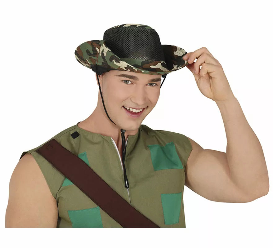 Translation missing: de.Sombrero Militar con rejilla adulto