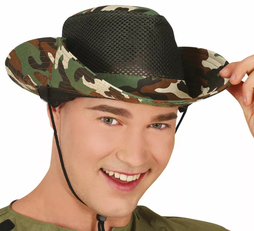 Translation missing: de.Sombrero Militar con rejilla adulto