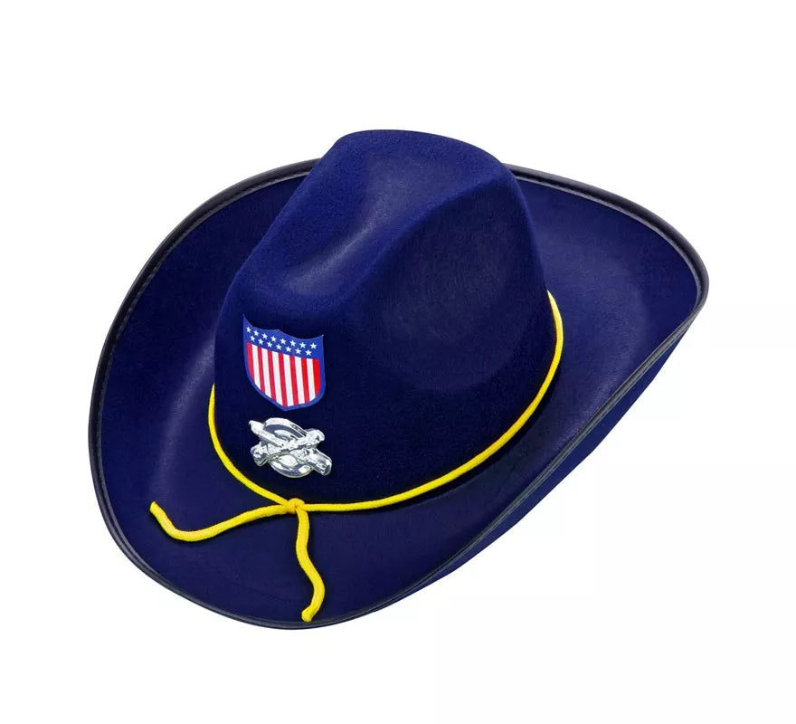 Translation missing: de.Sombrero Soldado Unionista Nordista Americano de fieltro adulto