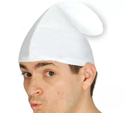 Sombrero o Gorro de Enanito blanco