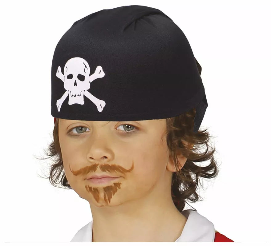 Translation missing: de.Sombrero Pirata Negro de Tela Infantil