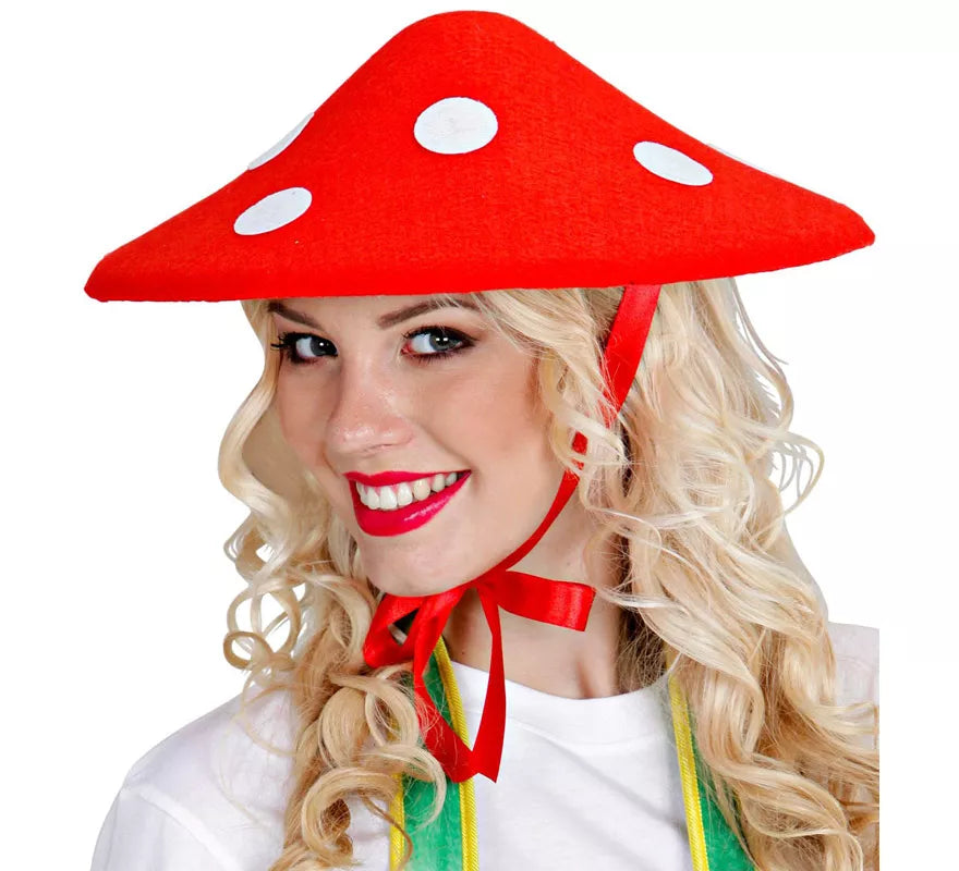 Sombrero Seta Rojo de Fieltro