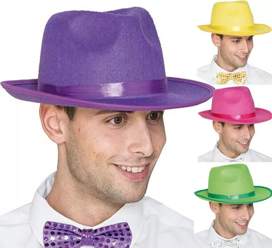 Translation missing: de.Sombrero Trilby de Gánster de Fieltro en varios colores