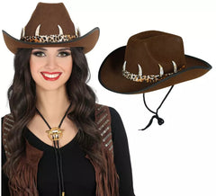Brauner australischer Cowboyhut für Erwachsene
