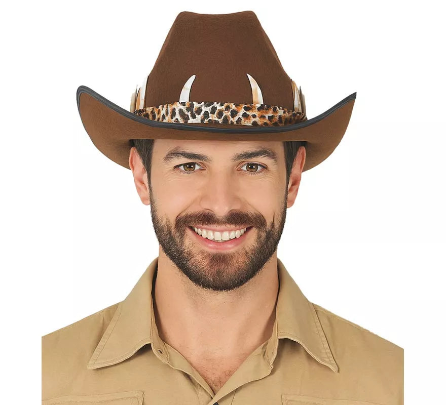 Translation missing: de.Sombrero Vaquero Australiano marrón adultos