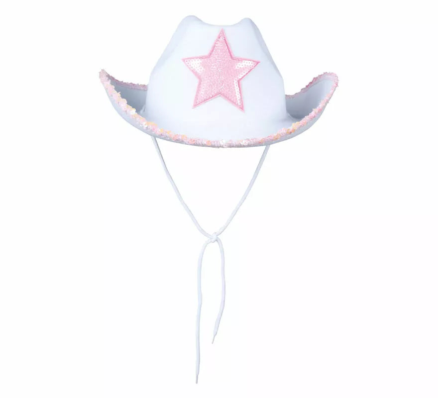 Translation missing: de.Sombrero Vaquero Blanco con Estrella