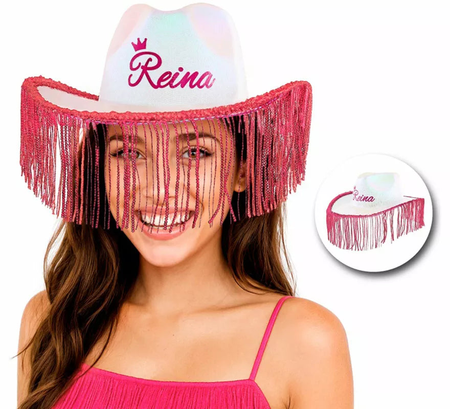Translation missing: de.Sombrero Vaquero con Flecos 'Reina'