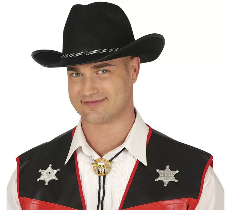Translation missing: de.Sombrero Vaquero de fieltro negro
