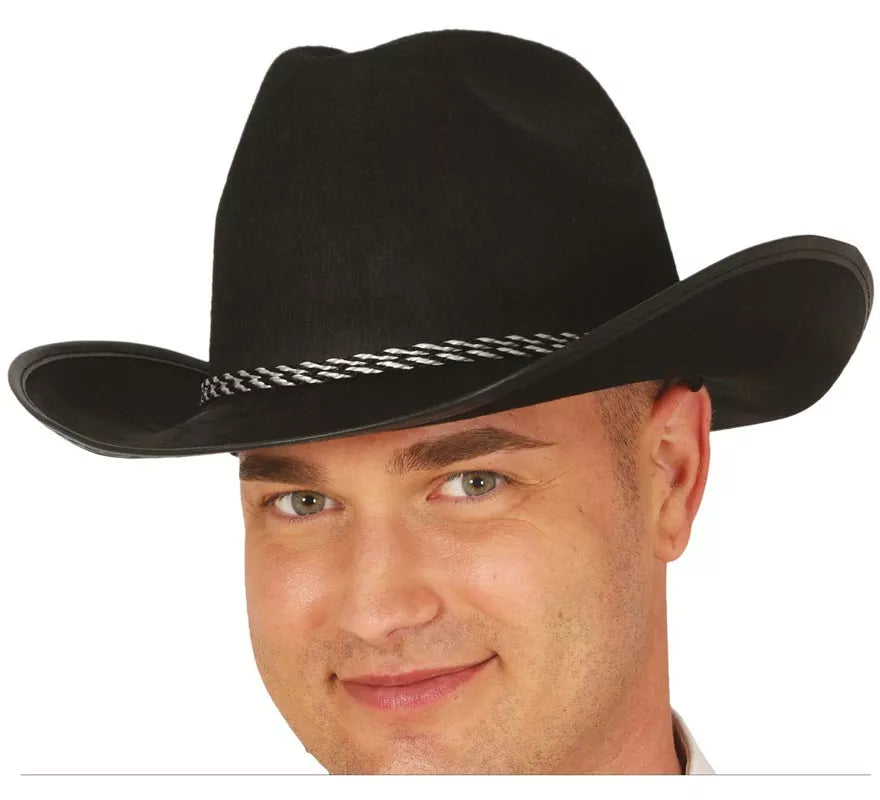 Translation missing: de.Sombrero Vaquero de fieltro negro