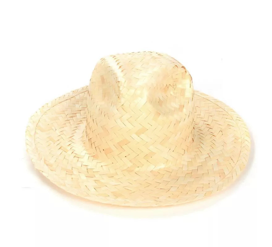 Translation missing: de.Sombrero Vaquero de Paja natural adulto