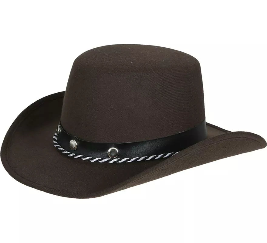 Translation missing: de.Sombrero Vaquero marrón Fieltro infantil