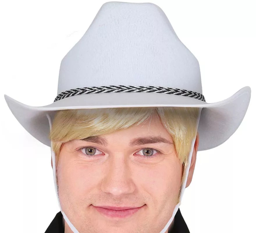 Translation missing: de.Sombrero Vaquero o Cowboy de fieltro blanco