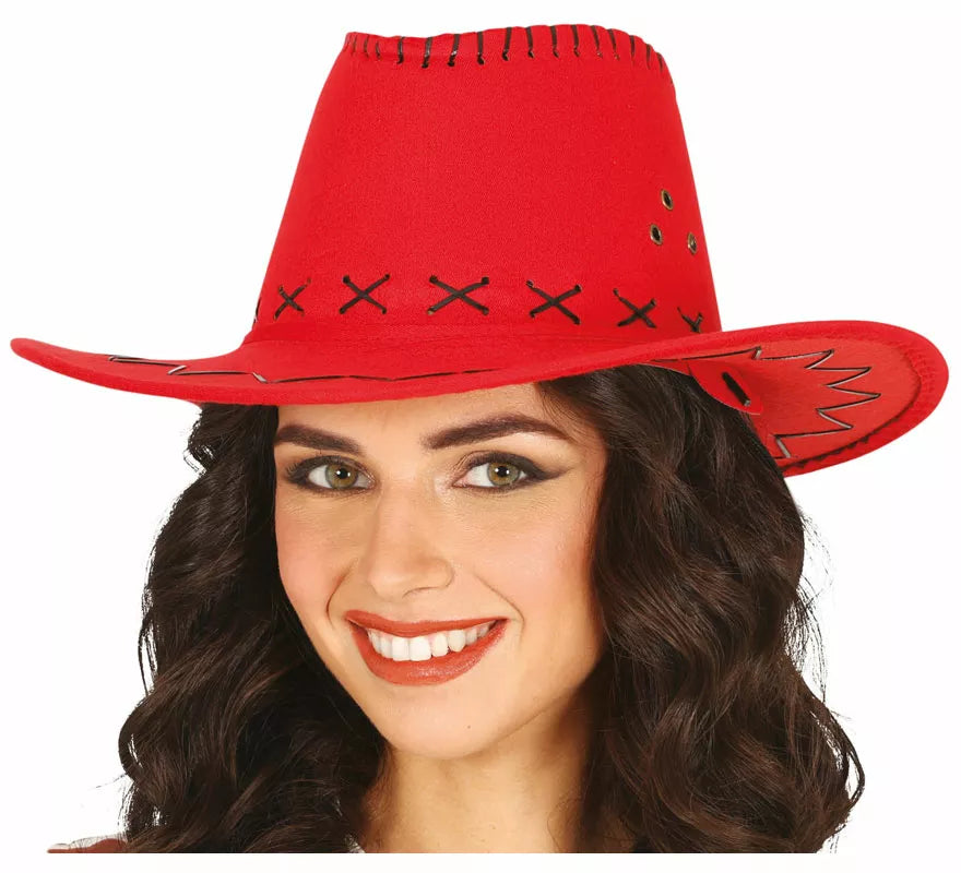 Translation missing: de.Sombrero Vaquero Similpiel en varios colores adulto